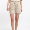 Best Rotholz Frottee Shorts Aus Bio-Baumwolle Creme