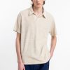 Clearance Rotholz Polo Shirt Aus Bio Frottee Creme