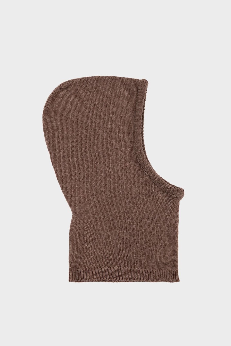 New Rotholz Balaclava Knit Hood - Braun