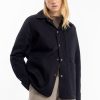 Clearance Rotholz Leichte Jacke Bio Baumwolle - Schwarz