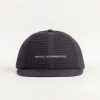 Wholesale Rotholz Waffel Cap Bio Baumwolle - Schwarz