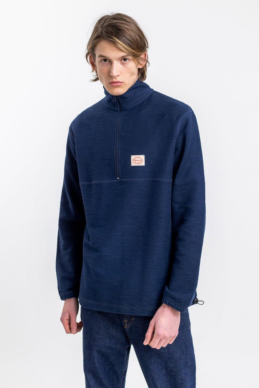 Best Rotholz Divided Half Zip Sweatshirt Blau