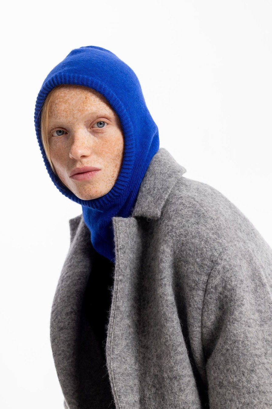 Wholesale Rotholz Balaclava Knit Hood - Kobalt Blau