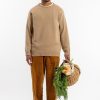 Best Rotholz Strickpullover Wollmischung - Beige