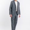 Wholesale Rotholz Workwear Blazer Aus Bio Canvas Schwarz Kariert