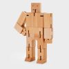 New Rotholz Cubebot Figur Aus Buche