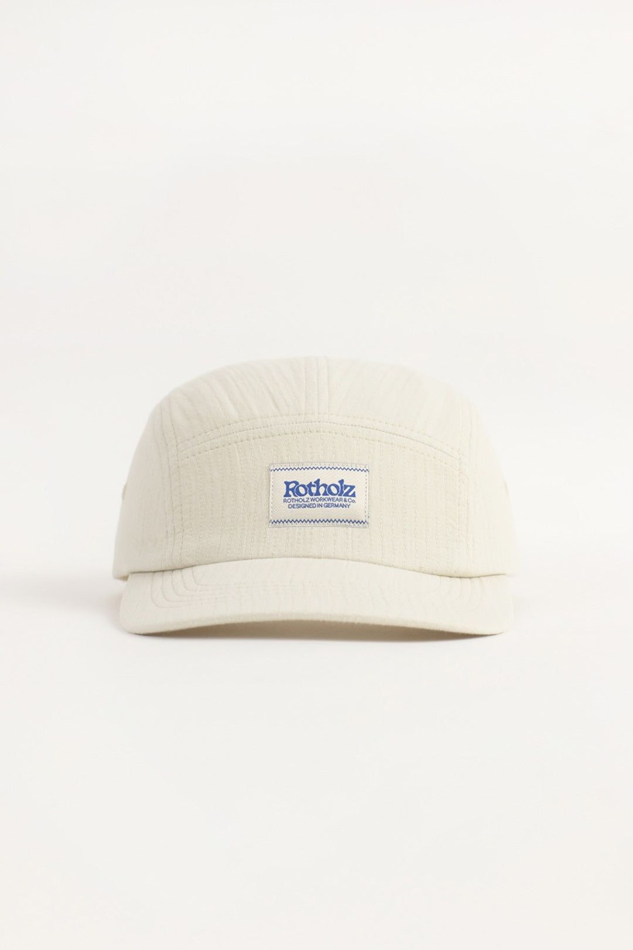 Wholesale Rotholz 5 Panel Cap Bio Baumwolle - Sand