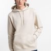 Hot Rotholz Logo Hoodie Aus Bio-Baumwolle Creme