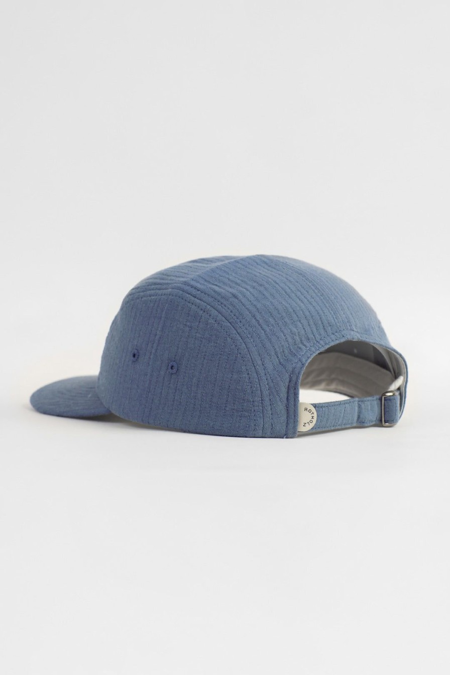 Hot Rotholz 5 Panel Cap Bio Baumwolle - Blau