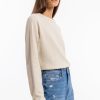 Online Rotholz Waffel Longsleeve Bio Baumwolle - Creme