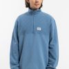 Hot Rotholz Divided Half Zip Bio Baumwolle - Hellblau