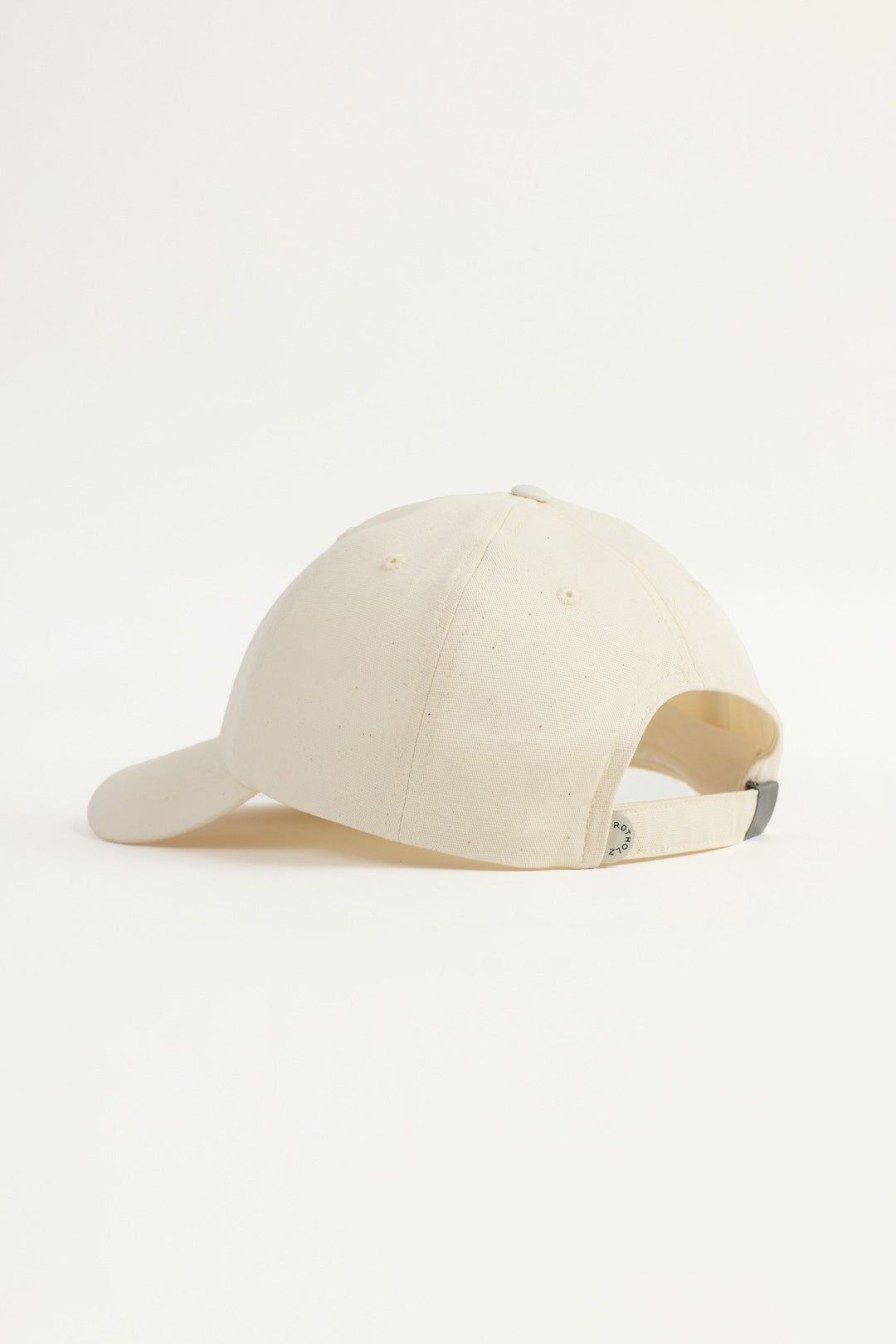 Online Rotholz Logo Dad Cap Bio Baumwolle - Creme