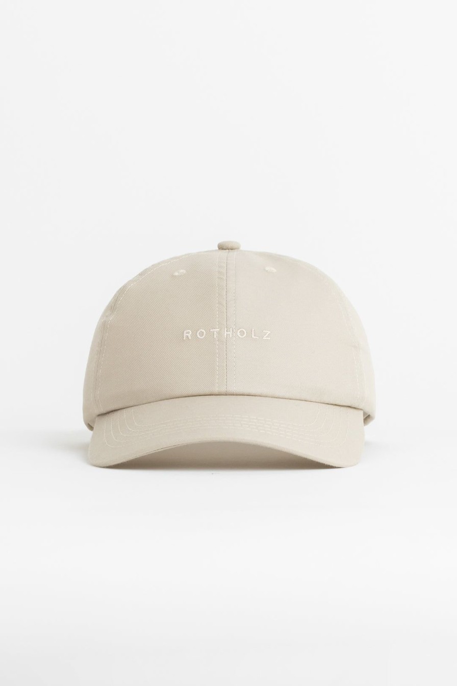 Online Rotholz Dad Cap Aus Bio-Baumwolle Sand