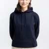 Wholesale Rotholz Logo Hoodie Aus Bio-Baumwolle Schwarz