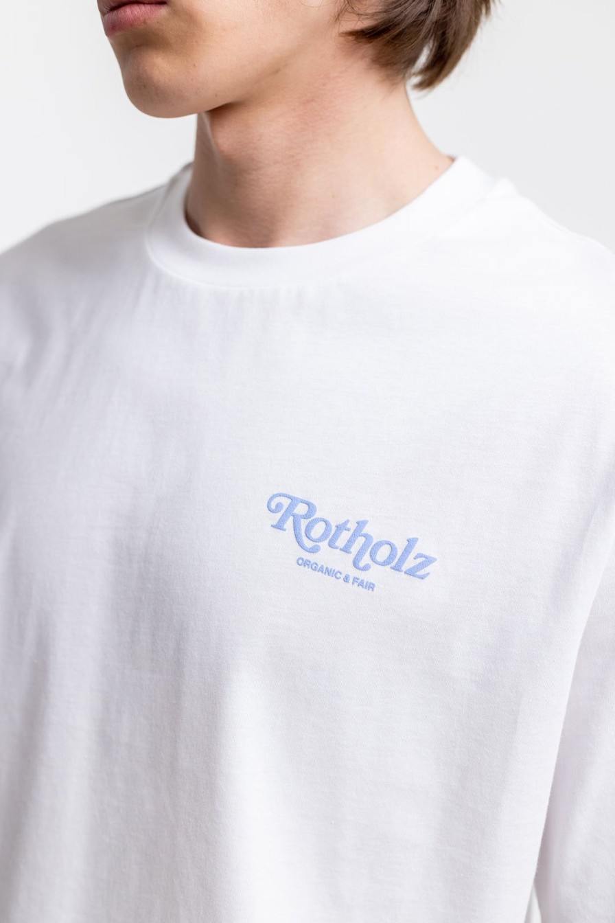 Best Rotholz Retro Logo T-Shirt Weis