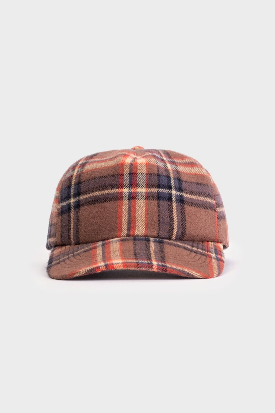 Online Rotholz Flanell Floppy Cap Kariert