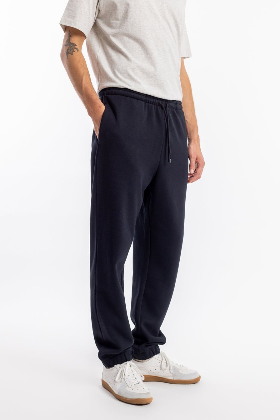 Clearance Rotholz Logo Sweatpants Bio Baumwolle - Schwarz