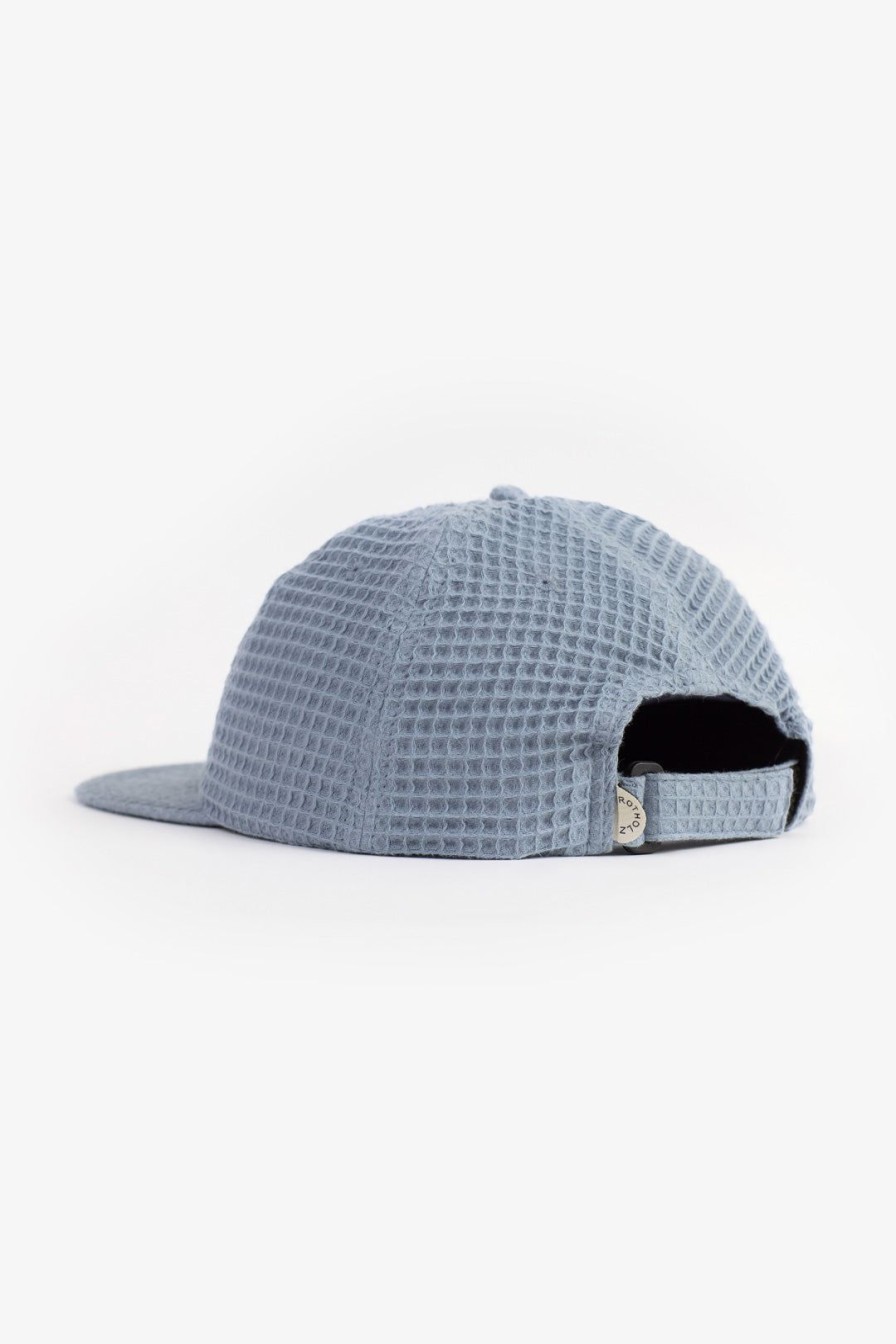 Online Rotholz Waffel Cap Bio Baumwolle - Hellblau